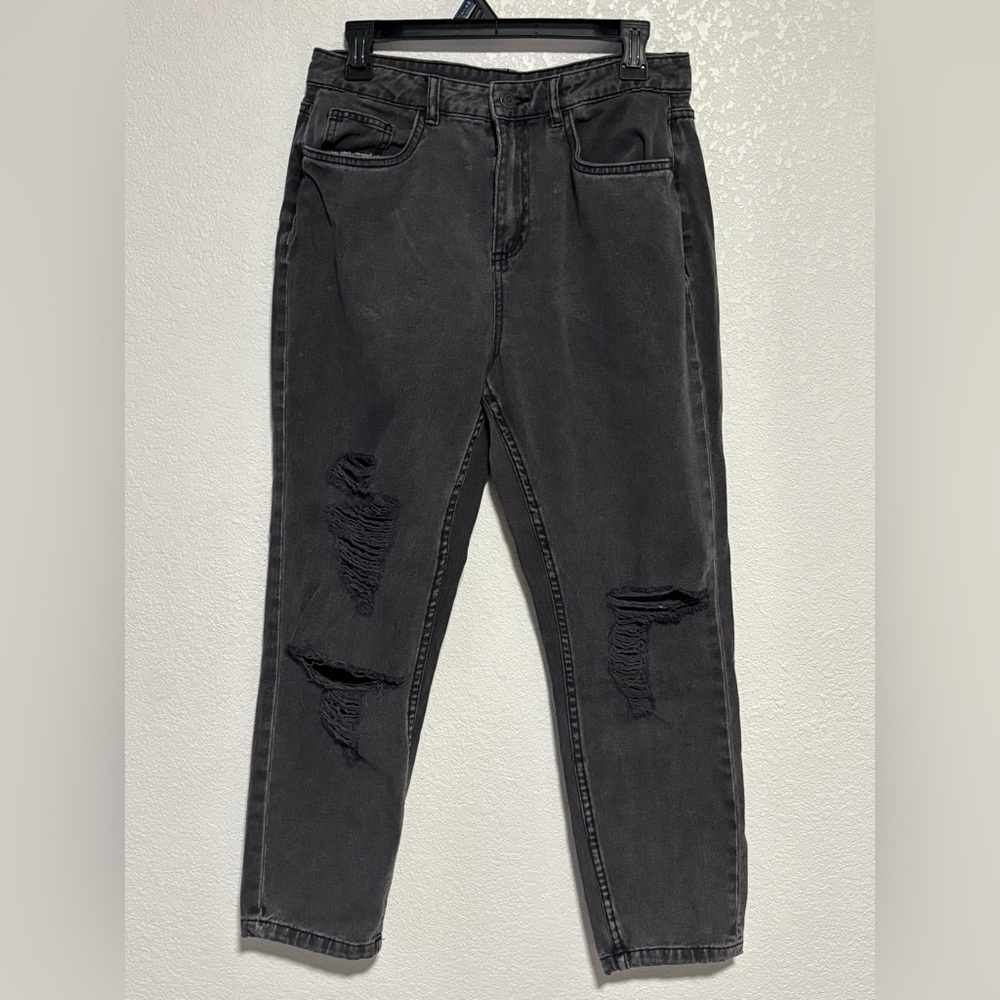 Noisy May Womens Distressed Ankle Jeans